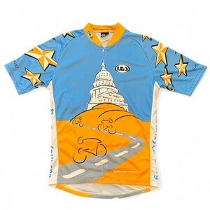 LOUIS GARNEAU CYCLING BIKE JERSEY AUSTIN CAPITOL BUILDING MENS SMALL
